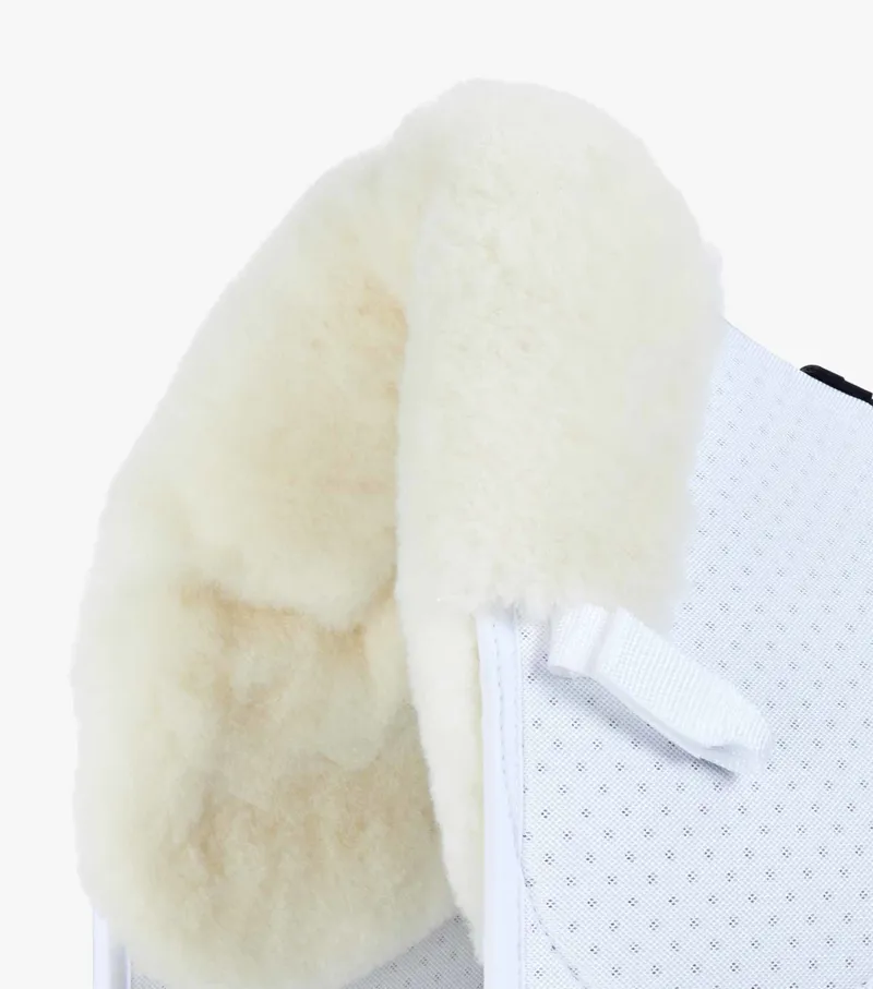 Premier Equine CC Airtechnology Shockproof Wool Pad - Dressage White/Natural Wool 3 Premier Equine CC Airtechnology Shockproof Wool Pad - Dressage White/Natural Wool - Image 3