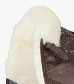 Premier Equine Capella CC Merino Wool Dressage Square Brown/Natural Wool -PREMIER EQUINE Capella CC Merino Wool Dressage Square Brown Natural Wool 3