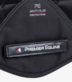 Premier Equine Capella CC Merino Wool GP/Jump Square Black/Black Wool -PREMIER EQUINE Capella Wool GPJump Saddle Pad Black 5