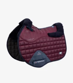 Premier Equine Capella CC Merino Wool GP/Jump Square Wine/Navy Wool