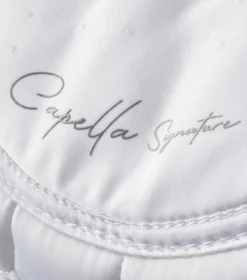 Premier Equine Capella CC Merino Wool GP/Jump Square White/Natural Wool -PREMIER EQUINE Capella Wool GPJump Saddle Pad White 6