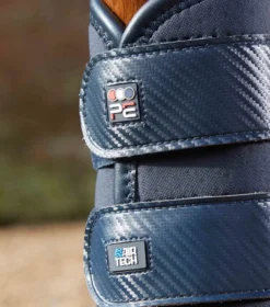Premier Equine Carbon Air-Tech Double Locking Brushing Boots Navy -PREMIER EQUINE Carbon Air Tech Double Locking Brushing Boot Navy 6