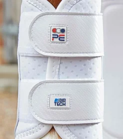 Premier Equine Carbon Air-Tech Double Locking Brushing Boots White -PREMIER EQUINE Carbon Air Tech Double Locking Brushing Boot White 5