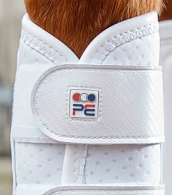 Premier Equine Carbon Air-Tech Double Locking Brushing Boots White -PREMIER EQUINE Carbon Air Tech Double Locking Brushing Boot White 6