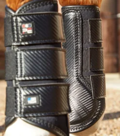Premier Equine Carbon Air-Tech Single Locking Brushing Boots Black 9 Premier Equine Carbon Air-Tech Single Locking Brushing Boots Black -PREMIER EQUINE Carbon Air Tech Single Locking Brushing Boot Black 4