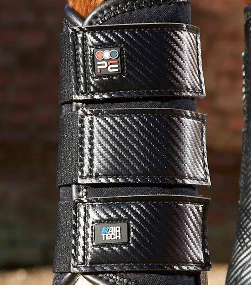 Premier Equine Carbon Air-Tech Single Locking Brushing Boots Black 5 Premier Equine Carbon Air-Tech Single Locking Brushing Boots Black - Image 5