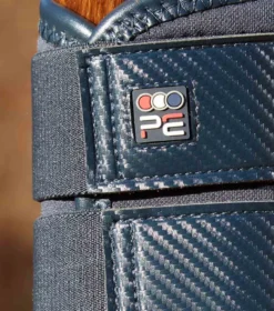 Premier Equine Carbon Air-Tech Single Locking Brushing Boots Navy -PREMIER EQUINE Carbon Air Tech Single Locking Brushing Boot Navy 5