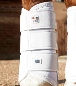 Premier Equine Carbon Air-Tech Single Locking Brushing Boots White -PREMIER EQUINE Carbon Air Tech Single Locking Brushing Boot White 6