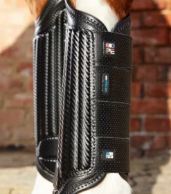 Premier Equine Carbon Tech Air Flex Eventing Hind Boots Black -PREMIER EQUINE Carbon Tech Air Flex Eventing Boots Black Hind 3