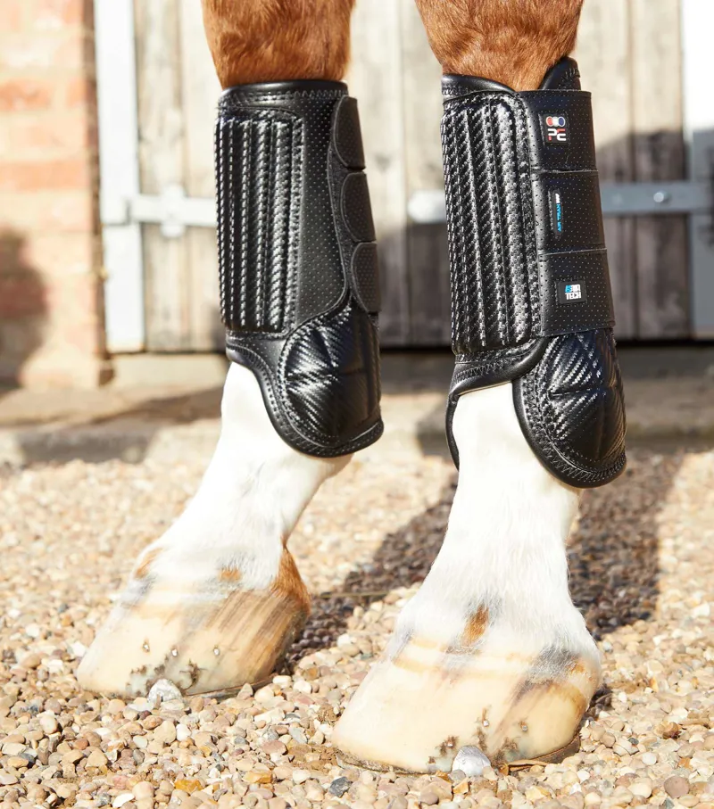 Premier Equine Carbon Tech Air Flex Eventing Front Boots Black 1 Premier Equine Carbon Tech Air Flex Eventing Front Boots Black