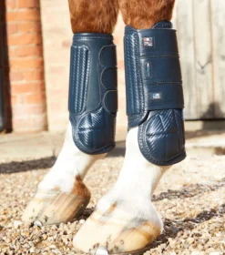 Premier Equine Carbon Tech Air Flex Eventing Front Boots Navy