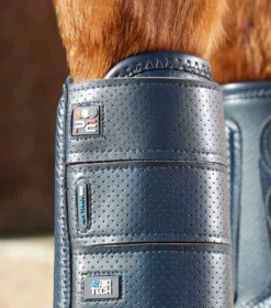 Premier Equine Carbon Tech Air Flex Eventing Front Boots Navy -PREMIER EQUINE Carbon Tech Air Flex Eventing Boots Front Navy 4