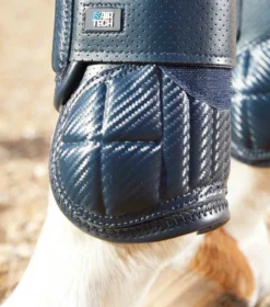 Premier Equine Carbon Tech Air Flex Eventing Front Boots Navy -PREMIER EQUINE Carbon Tech Air Flex Eventing Boots Front Navy 5