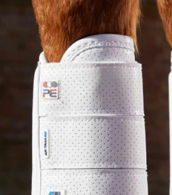 Premier Equine Carbon Tech Air Flex Eventing Front Boots White -PREMIER EQUINE Carbon Tech Air Flex Eventing Boots Front White 4