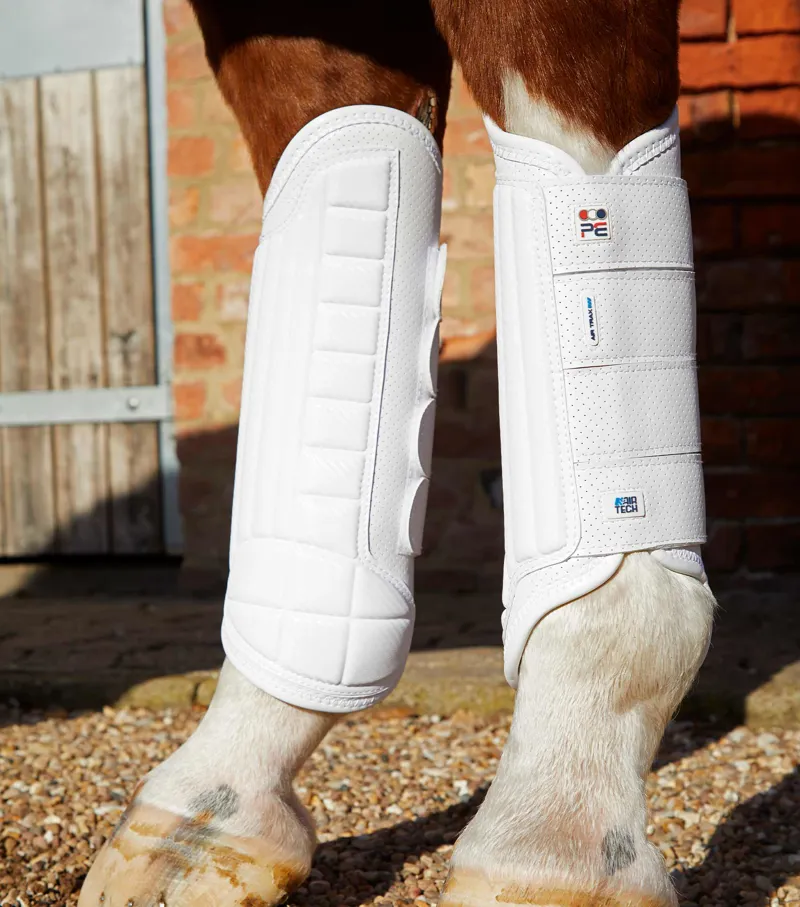 Premier Equine Carbon Tech Air Flex Eventing Hind Boots White 1 Premier Equine Carbon Tech Air Flex Eventing Hind Boots White