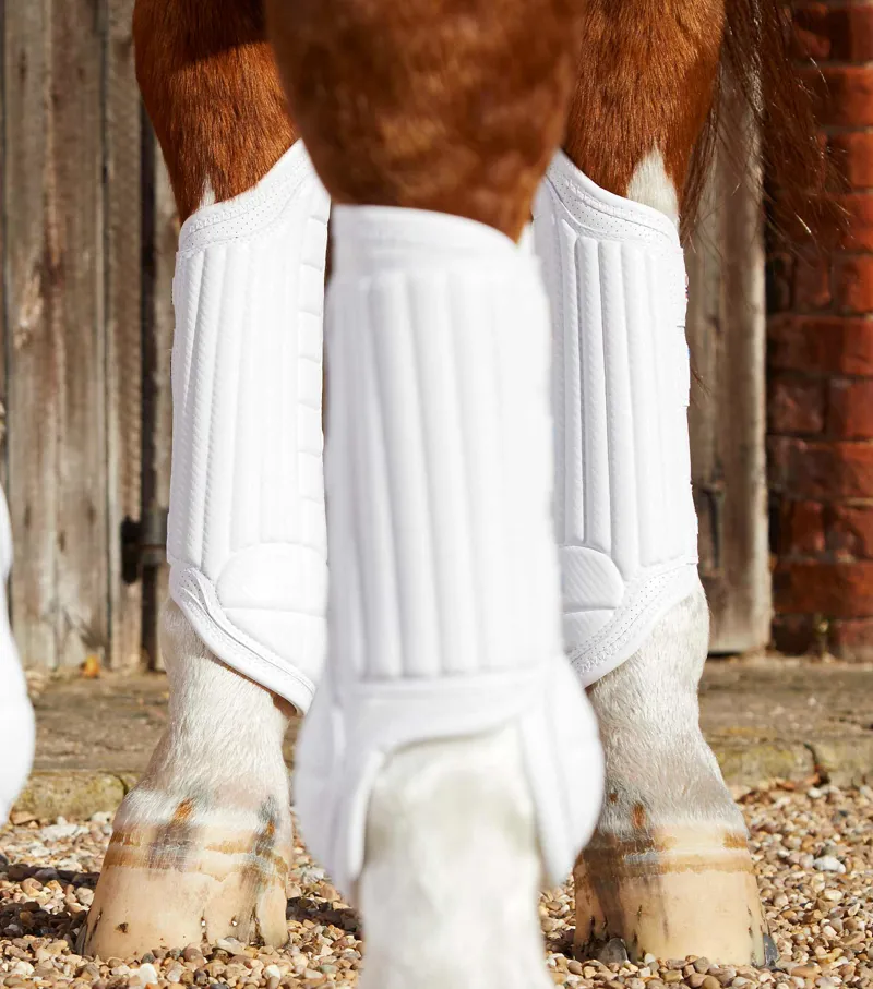 Premier Equine Carbon Tech Air Flex Eventing Hind Boots White 2 Premier Equine Carbon Tech Air Flex Eventing Hind Boots White - Image 2