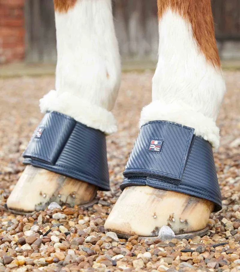 Premier Equine Carbon Tech Techno Wool Over Reach Boots Navy 1 Premier Equine Carbon Tech Techno Wool Over Reach Boots Navy