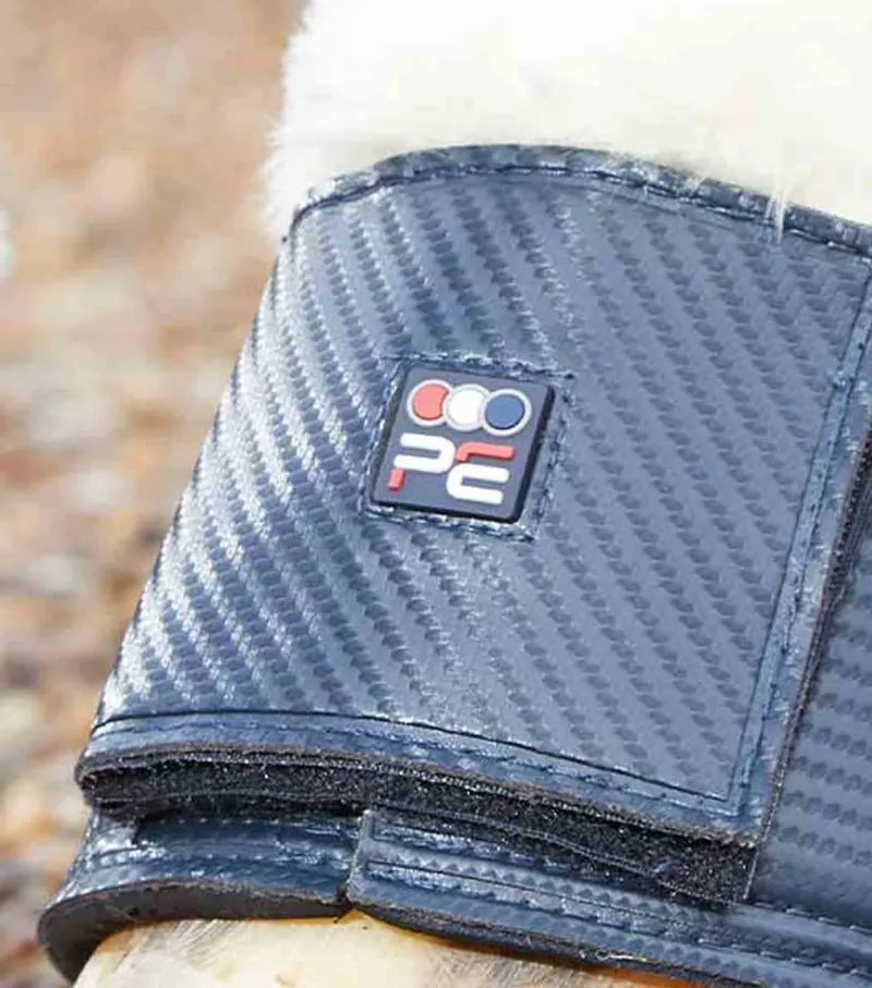 Premier Equine Carbon Tech Techno Wool Over Reach Boots Navy 3 Premier Equine Carbon Tech Techno Wool Over Reach Boots Navy - Image 3