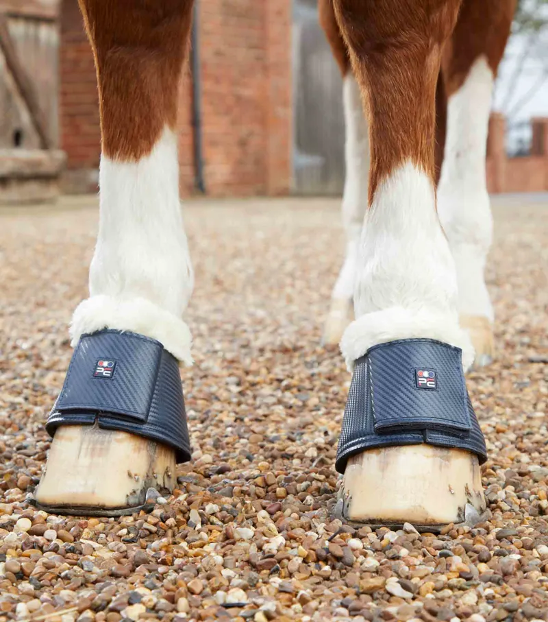 Premier Equine Carbon Tech Techno Wool Over Reach Boots Navy 4 Premier Equine Carbon Tech Techno Wool Over Reach Boots Navy - Image 4