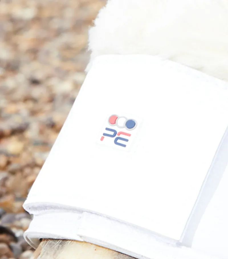 Premier Equine Carbon Tech Techno Wool Over Reach Boots White 3 Premier Equine Carbon Tech Techno Wool Over Reach Boots White - Image 3