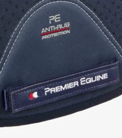 Premier Equine Close Contact Airtechnology Anti-Slip GP/Jump Square Navy -PREMIER EQUINE Close Contact Air Tech Anti Slip GP Jump Navy 5