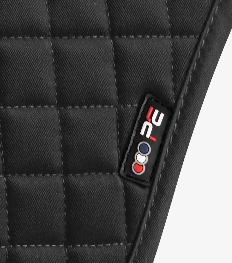 Premier Equine Close Contact Cotton Cross Country Saddle Pad Black 2 Premier Equine Close Contact Cotton Cross Country Saddle Pad Black - Image 2
