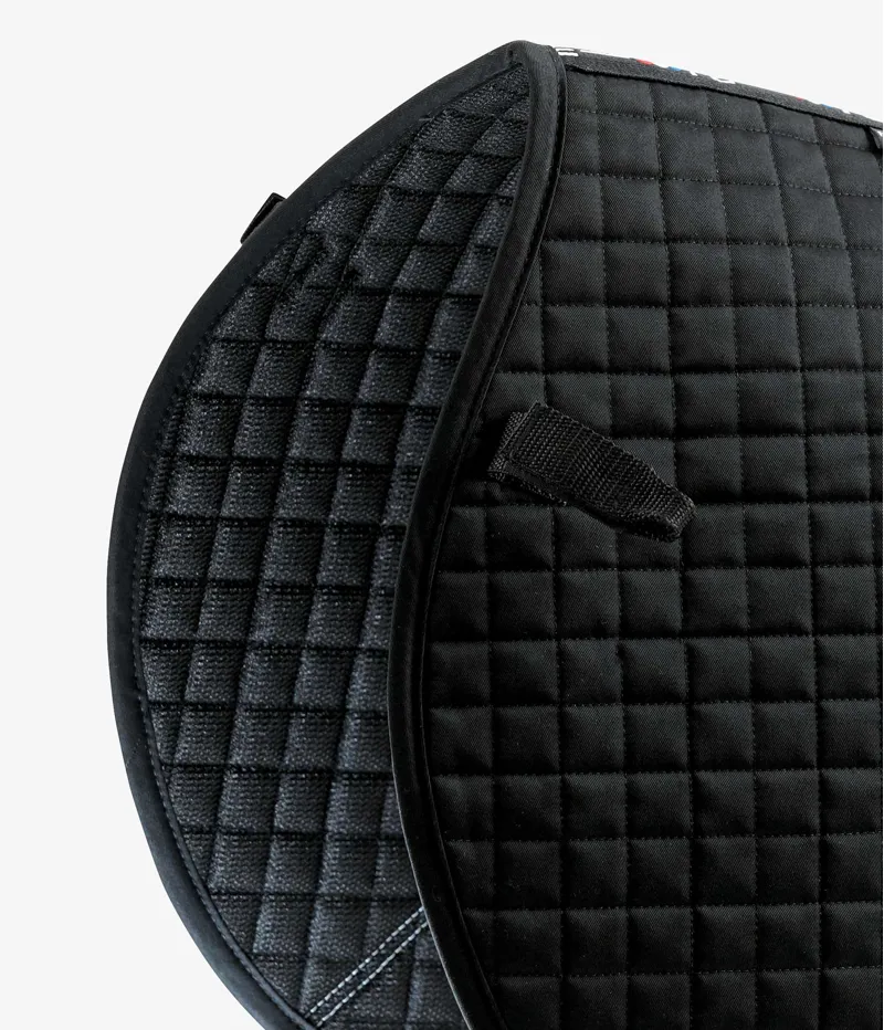 Premier Equine Close Contact Cotton Cross Country Saddle Pad Black 3 Premier Equine Close Contact Cotton Cross Country Saddle Pad Black - Image 3
