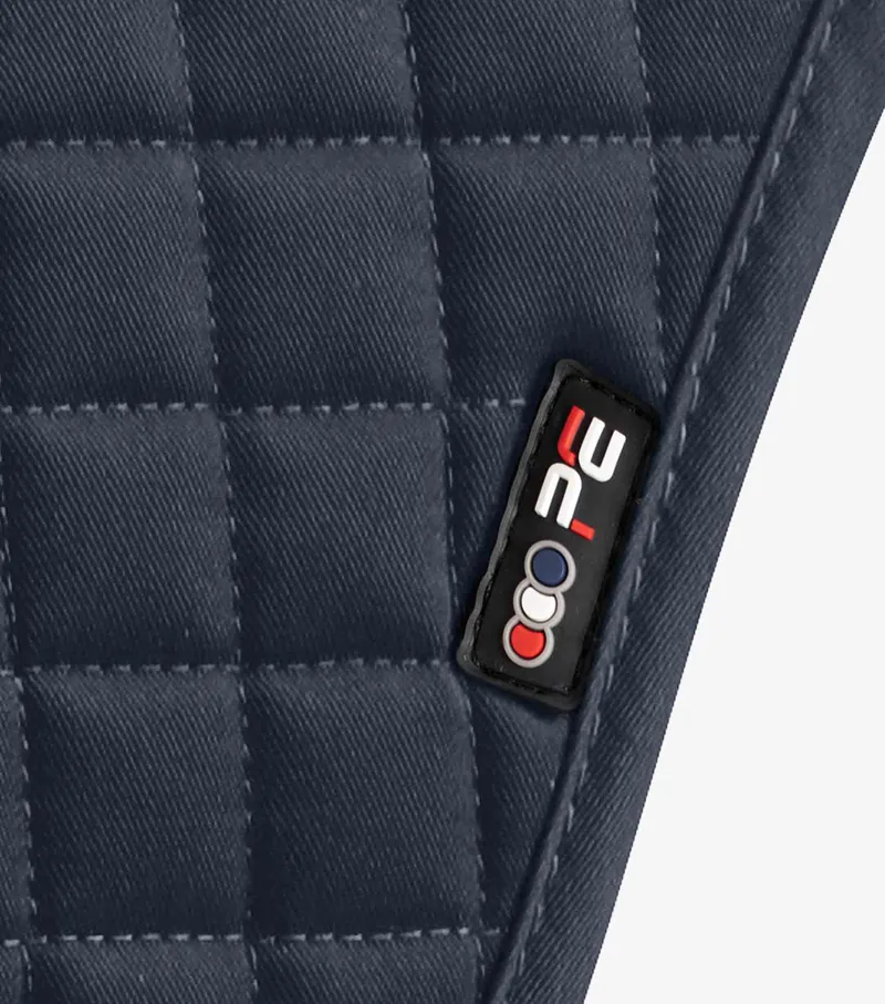 Premier Equine Close Contact Cotton Cross Country Saddle Pad Navy 4 Premier Equine Close Contact Cotton Cross Country Saddle Pad Navy - Image 4