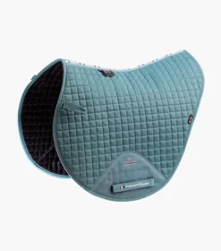 Premier Equine Close Contact Cotton Cross Country Saddle Pad Turquoise