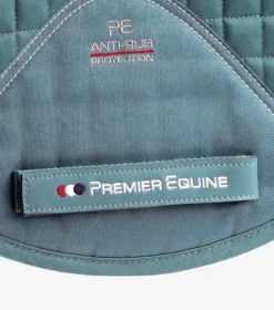 Premier Equine Close Contact Cotton Cross Country Saddle Pad Turquoise -PREMIER EQUINE Close Contact Cotton Cross Country Pad Turquoise 5