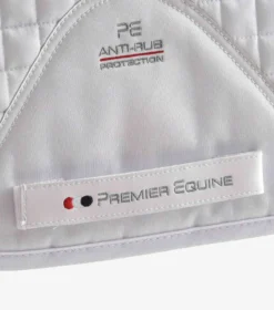 Premier Equine Close Contact Cotton Dressage Competition Saddle Pad White -PREMIER EQUINE Close Contact Cotton Dressage Competition Saddle Pad White 5
