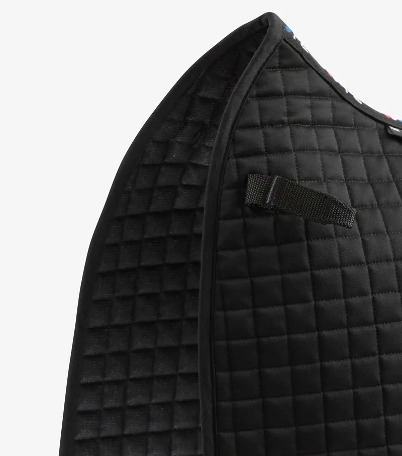 Premier Equine Close Contact Cotton Dressage Saddle Pad Black 3 Premier Equine Close Contact Cotton Dressage Saddle Pad Black - Image 3