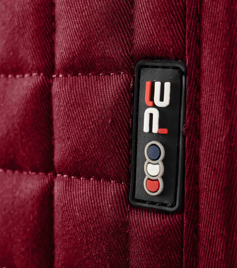 Premier Equine Close Contact Cotton Dressage Saddle Pad Burgundy 2 Premier Equine Close Contact Cotton Dressage Saddle Pad Burgundy - Image 2