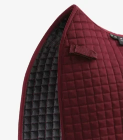 Premier Equine Close Contact Cotton Dressage Saddle Pad Burgundy 8 Premier Equine Close Contact Cotton Dressage Saddle Pad Burgundy -PREMIER EQUINE Close Contact Cotton Dressage Pad Burgundy 3