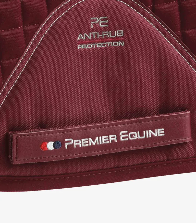 Premier Equine Close Contact Cotton Dressage Saddle Pad Burgundy 5 Premier Equine Close Contact Cotton Dressage Saddle Pad Burgundy - Image 5
