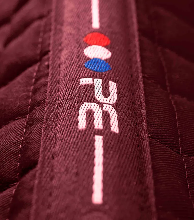 Premier Equine Close Contact Cotton Dressage Saddle Pad Burgundy 6 Premier Equine Close Contact Cotton Dressage Saddle Pad Burgundy - Image 6