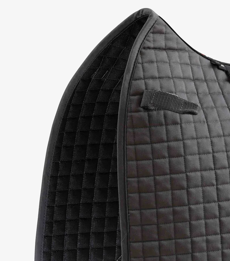 Premier Equine Close Contact Cotton Dressage Saddle Pad Grey 3 Premier Equine Close Contact Cotton Dressage Saddle Pad Grey - Image 3