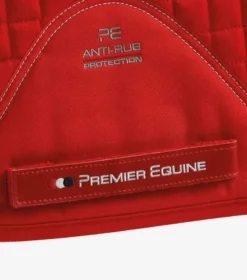 Premier Equine Close Contact Cotton Dressage Saddle Pad Red -PREMIER EQUINE Close Contact Cotton Dressage Pad Red 5