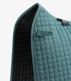 Premier Equine Close Contact Cotton Dressage Saddle Pad Turquoise -PREMIER EQUINE Close Contact Cotton Dressage Pad Turquoise 3