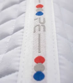 Premier Equine Close Contact Cotton Dressage Saddle Pad White -PREMIER EQUINE Close Contact Cotton Dressage Pad White 6