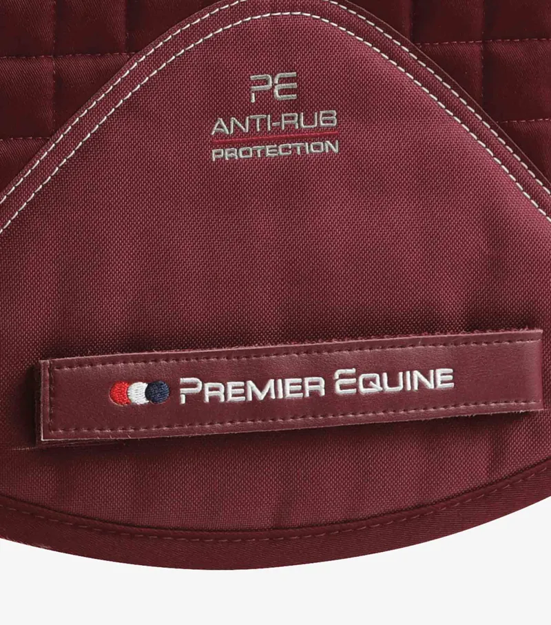 Premier Equine Close Contact Cotton GP/Jump Saddle Pad Burgundy 5 Premier Equine Close Contact Cotton GP/Jump Saddle Pad Burgundy - Image 5