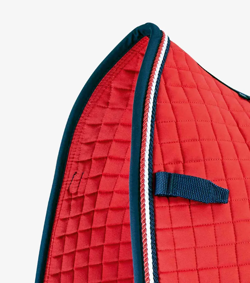 Premier Equine Close Contact European Cotton Saddle Pad Red 3 Premier Equine Close Contact European Cotton Saddle Pad Red - Image 3