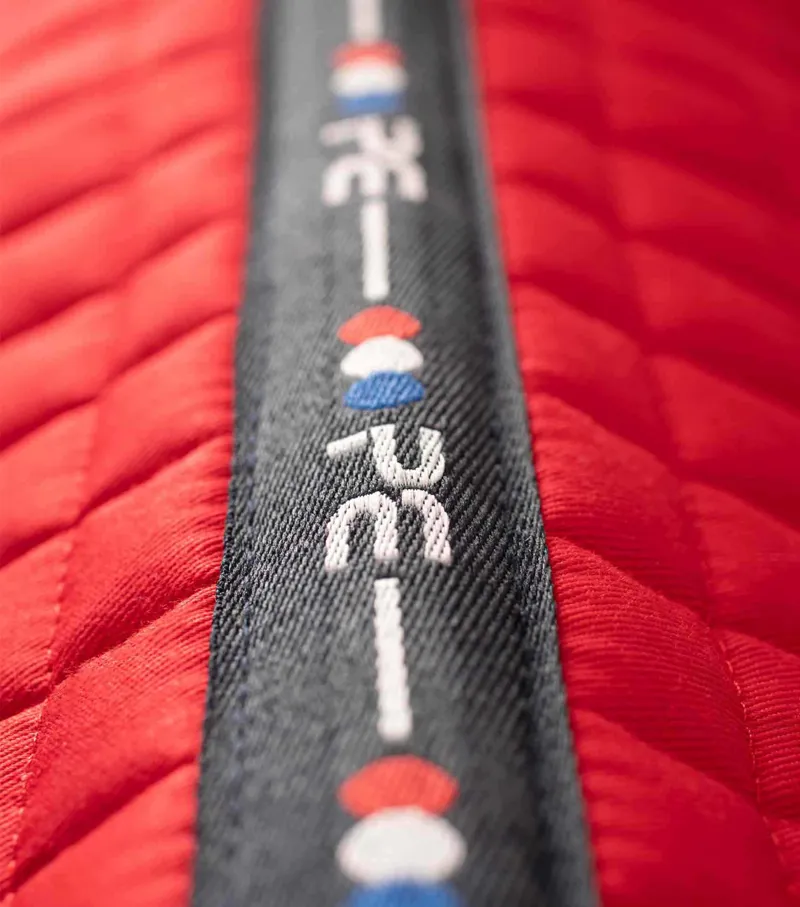 Premier Equine Close Contact European Cotton Saddle Pad Red 6 Premier Equine Close Contact European Cotton Saddle Pad Red - Image 6