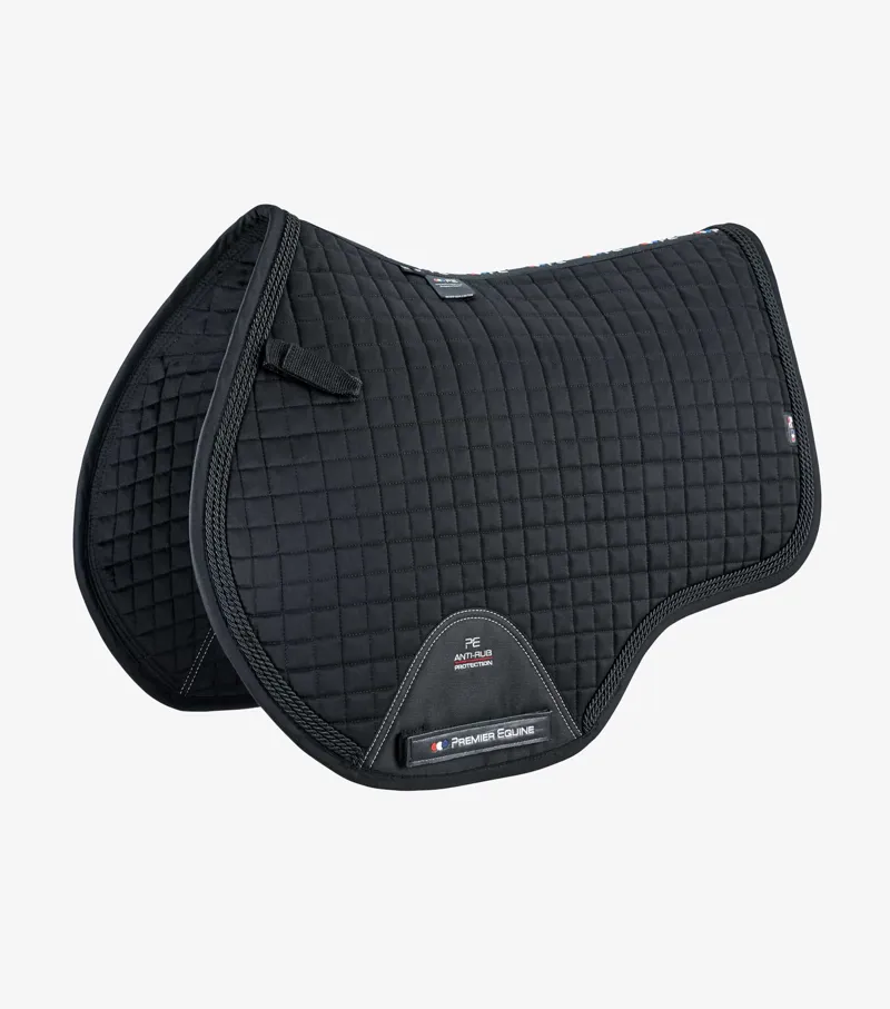 Premier Equine Close Contact European Cotton GP/Jump Square Black 1 Premier Equine Close Contact European Cotton GP/Jump Square Black
