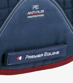 Premier Equine Close Contact European Cotton GP/Jump Square Navy -PREMIER EQUINE Close Contact European Cotton GPJump Square Navy 5