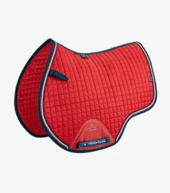 Premier Equine Close Contact European Cotton GP/Jump Square Red