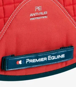 Premier Equine Close Contact European Cotton GP/Jump Square Red -PREMIER EQUINE Close Contact European Cotton GPJump Square Red 5