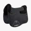 Premier Equine CC Merino Wool European Saddle Pad - Dressage Black/Black Wool