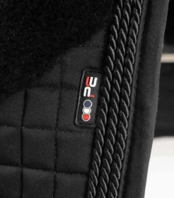 Premier Equine CC Merino Wool European Saddle Pad - Dressage Black/Black Wool 7 Premier Equine CC Merino Wool European Saddle Pad - Dressage Black/Black Wool -PREMIER EQUINE Close Contact Merino Wool European Half Lined Dressage Square Black 2
