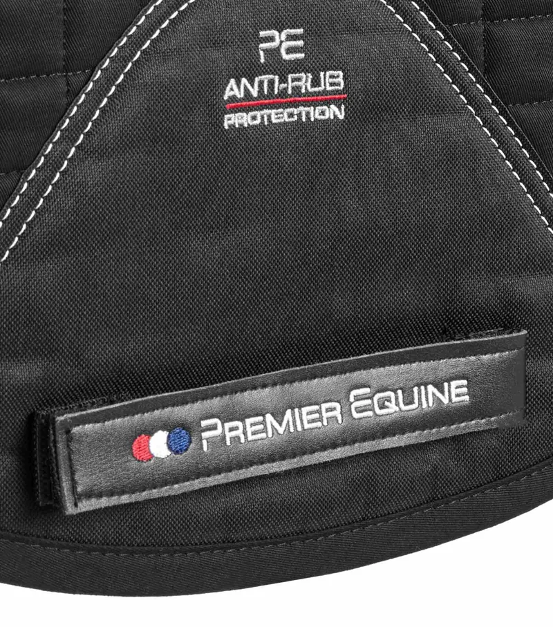 Premier Equine CC Merino Wool European Saddle Pad - Dressage Black/Black Wool 5 Premier Equine CC Merino Wool European Saddle Pad - Dressage Black/Black Wool - Image 5